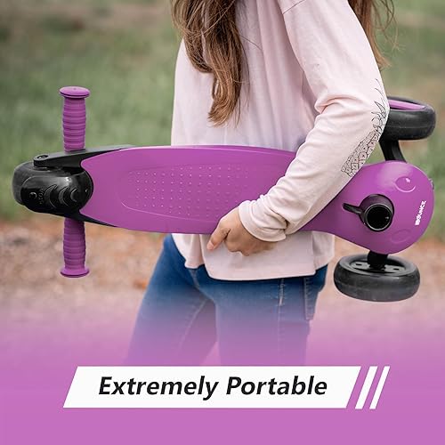 Miniatura 3 de Patinetes New-Bounce para niños pequeños, scooter de 3 ruedas con manubrio ajustable, el GoScoot MAX es perfecto para niños y niños pequeños, niñas