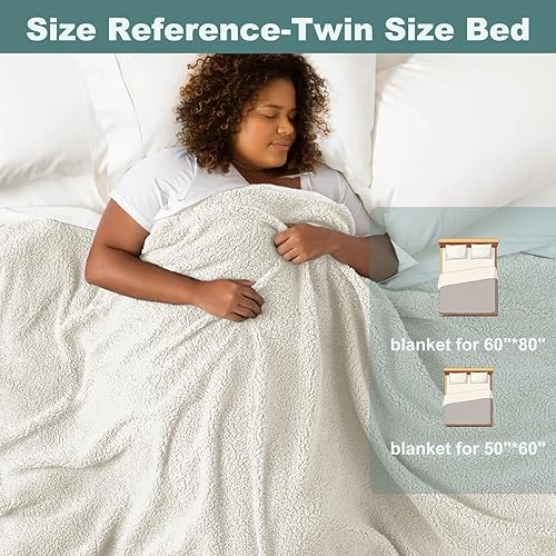 Miniatura 6 de Grounding - Manta Queen con conexión a tierra, sábana para mejorar el sueño, incluye fibra plateada de 60 x 80 pulgadas, color beige