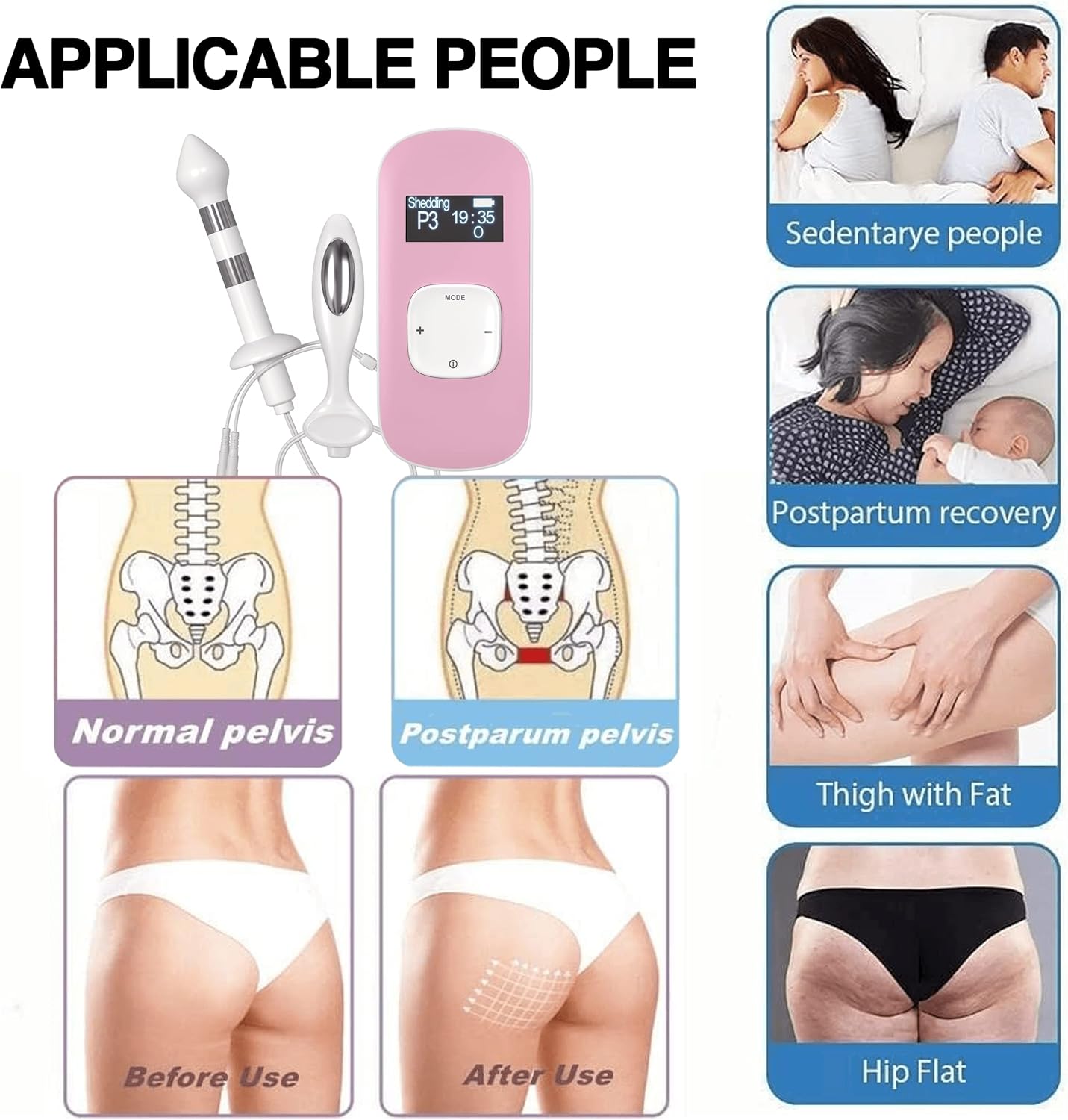 Lil Lady Kegel Exerciser | Auto Kegel Technology | with Probe for Bladder Control & Pelvic Floor | Muscle Toner & Strengthening for Women ﻿ : Health & Household