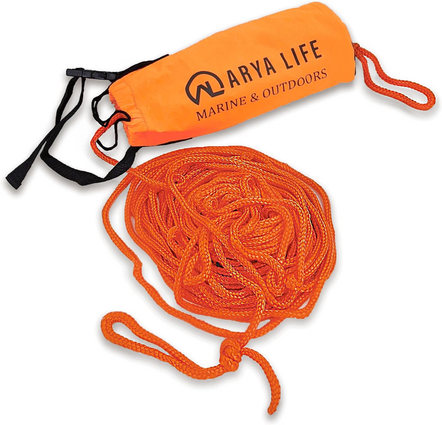 Arya Life Throw Rope Rescue Bag with 70ft of Marine Rope. Throwable Rescue Ropes for Kayaking, Boating and Ice Fishing. High Visibility Safety Equipment for Kayak and Boat Emergency Arya Life Throw Rope Rescue Bag with 70ft of Marine Rope. Throwable Rescue Ropes for Kayaking, Boating and Ice Fishing. High Visibility Safety Equipment for Kayak and Boat Emergency