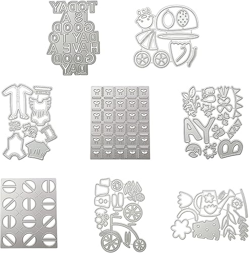 Miniatura 3 de Plantilla de grabado de acero al carbono Troqueles de metal Troqueles de cochecito de bebé Plantillas de estampado en relieve Troqueles de corte