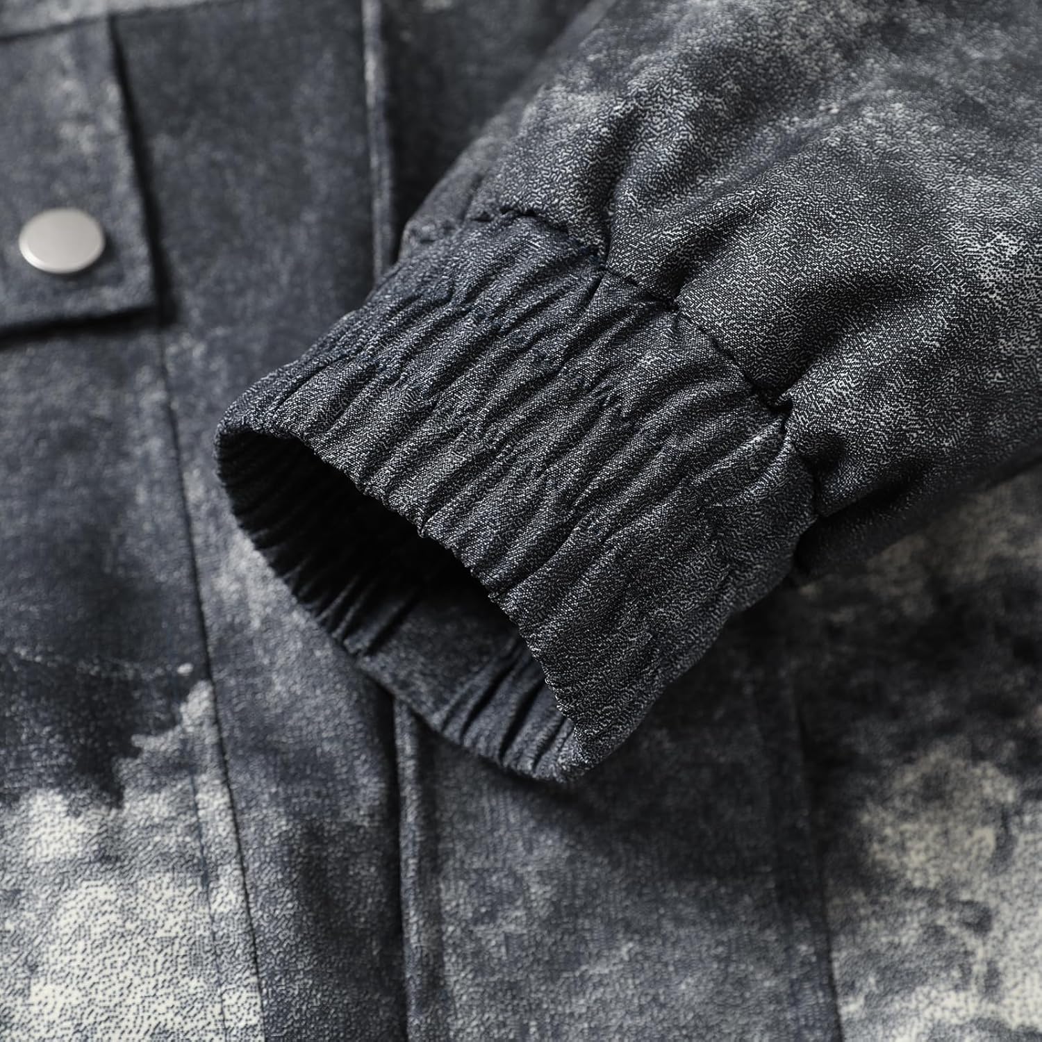 Men'S American Streetwear Jacket—Oxford Check Waterproof Fabric, 3d Contoured Cut, Slanted Slash Pockets