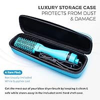 Vista 5 de Cepillo secador de pelo con estuche Cepillo secador de pelo de aire caliente alisa, da volumen y crea ondas sueltas Aire caliente Un paso