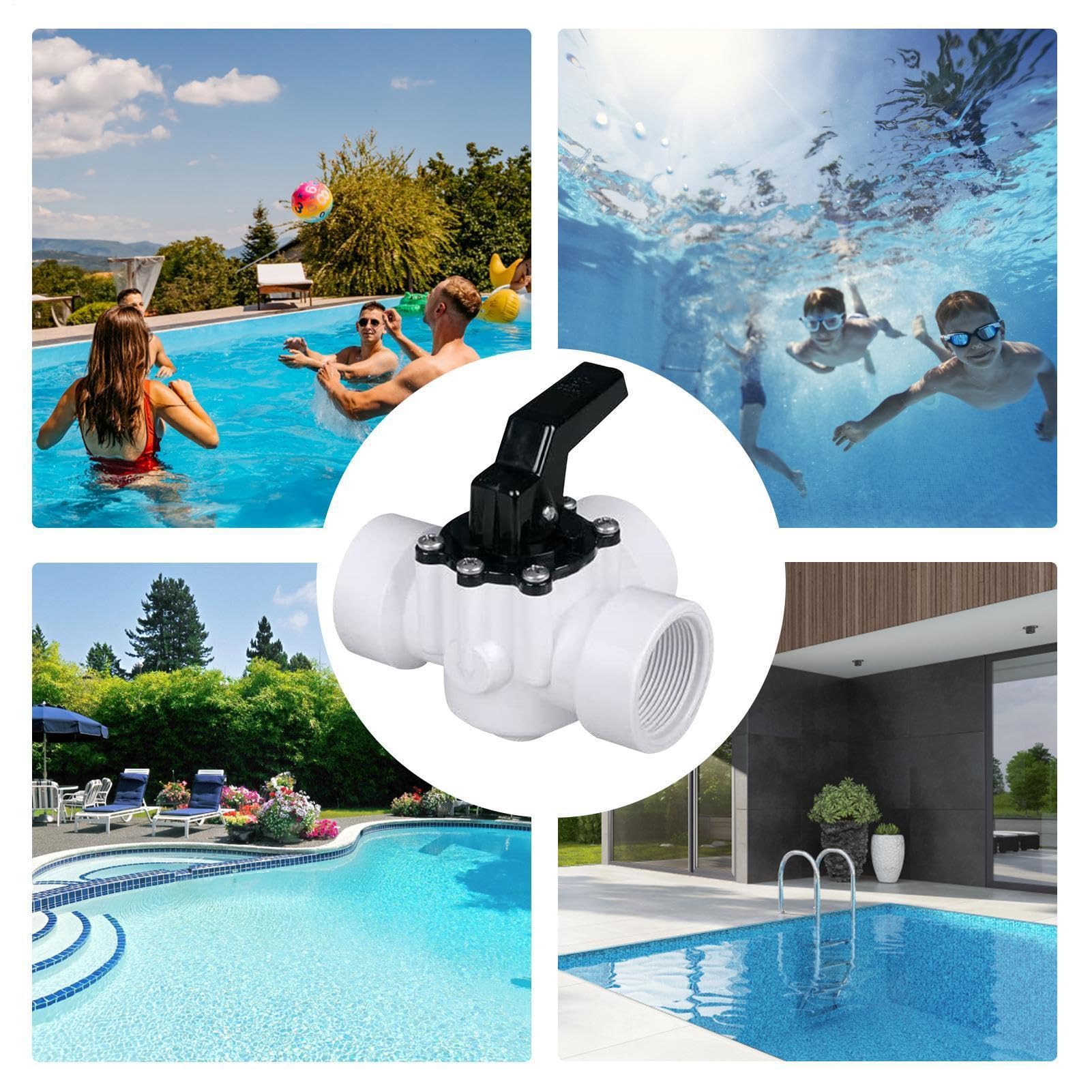 Valvola del , valvola a piscina Gruppo valvola di controllo a piscina | Spa Assemblaggio di diversione 'acqua a 3 vie per casa, esterno, giardino, cortile, cortile