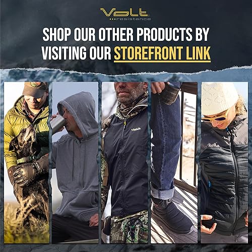 Miniatura 8 de Volt Resistance Rechargeable Heated Socks for Men and Women Great for Cold Weather, Winter, Outdoor, Camping and More