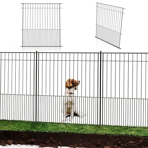 Tall Fence Panels - 32”H x 29”L, No Dig Metal