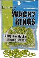 Vista 16 de (100pk) – O-Rings for Wacky Rigging Senkos/Worms/Soft Stickbaits – Bait Saver Orings for Senko Worm – Save Your Baits from Tearing While Wacky Neko