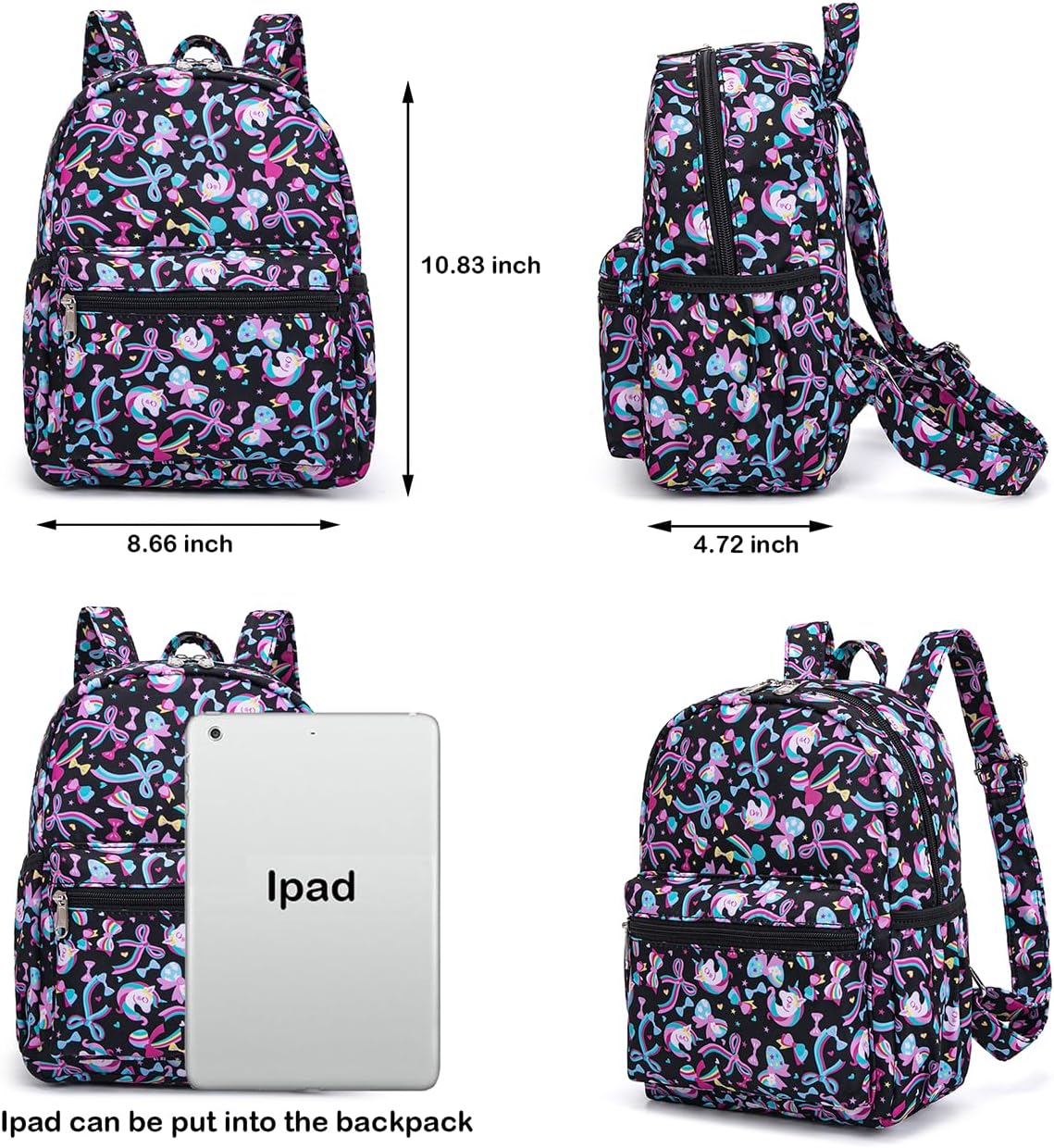 YiXiamo Cute mini tiny small lightweight water repellent pack bag backpack for grils children and adult - Image 2