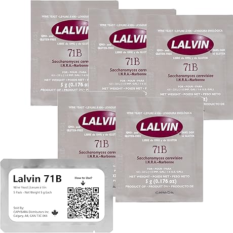 Lalvin 71B Wine Yeast - [Wine, Cider, Mead, Kombucha] - Fermentation at Home