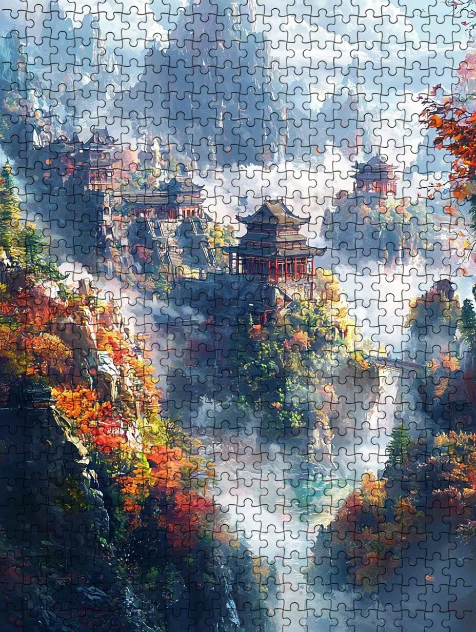 Puzzle 5000 Pezzi, Foresta Del Paese Delle Meraviglie 3D Puzzle per Adulti Impegnativo, Educa Puzzles Artistico, Divertente E Stimolante Puzzles Decorativo per La Famiglia DX0YL6-918
