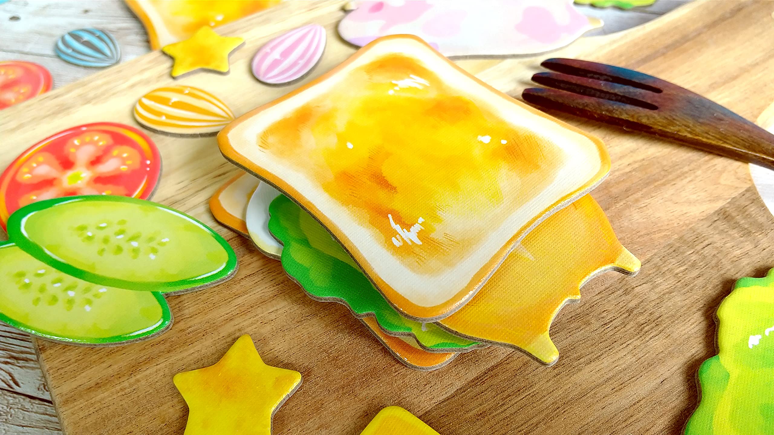 はむさんどページ Amazon | Graphic335 ハムのサンドイッチ屋さん ボードゲーム 2