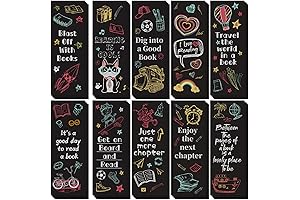 Double-Sided Reading Rocks Bookmarks by LiYiQ: 100 Rockets Design Bookmarks, 7x2.5 Inch