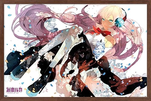 Trends International Hatsune Miku - Póster de pared de Megurine Luka