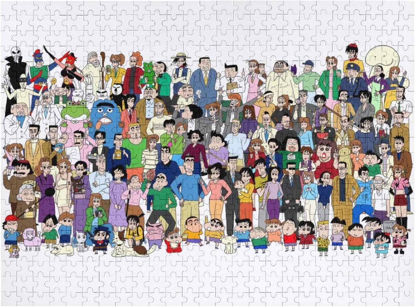 ❤️クリスマスプレゼント　ジグソーパズル　500ピース クレヨン Amazon.co.jp: クレヨンしんちゃん 500 ピース ジグソーパズル 木製