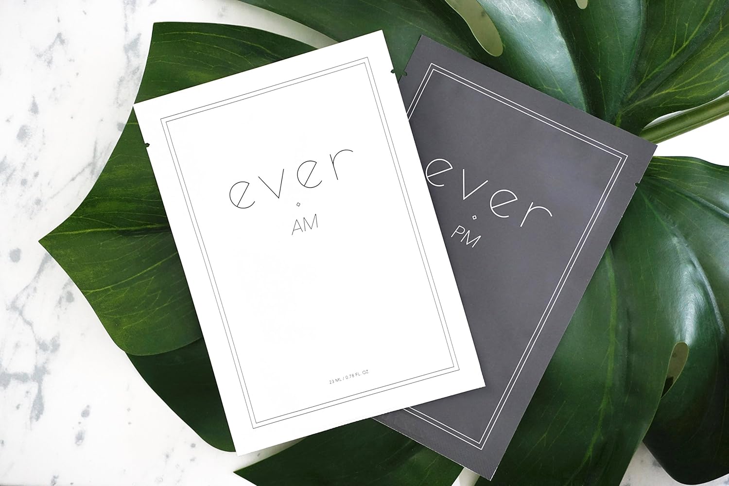 Facial Mask Sheet (8 Pack) - AM and PM Value Bundle - Korean Beauty Skincare, Essence Infused Natural Fiber Sheet - Free of 12 Harsh Chemicals - Ever Beauty