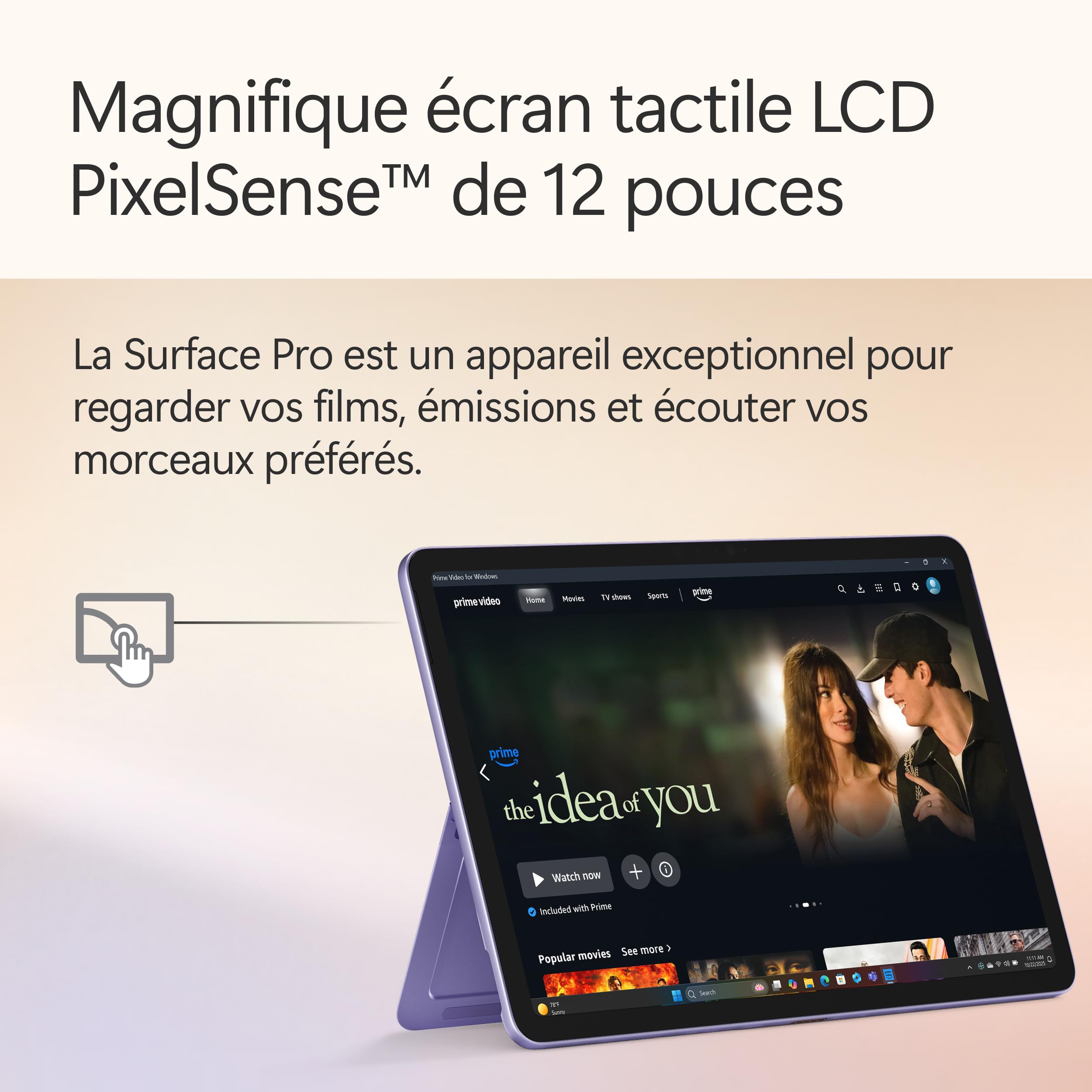 Microsoft Surface Pro | Copilot+ PC | 12" LCD Touch Screen | Snapdragon X Plus | 16GB RAM | 512GB Storage | Latest Model | Purple - 5