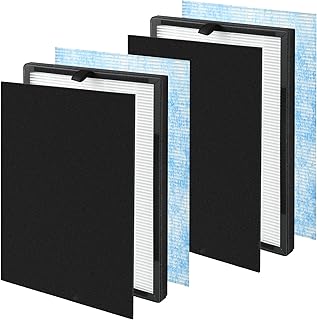 2 Packs 3-in-1 Blue Ultra-Filter Air Filter for Okaysou Airmax 8L Purifier with H13 Grade True HEPA Replacment Filter