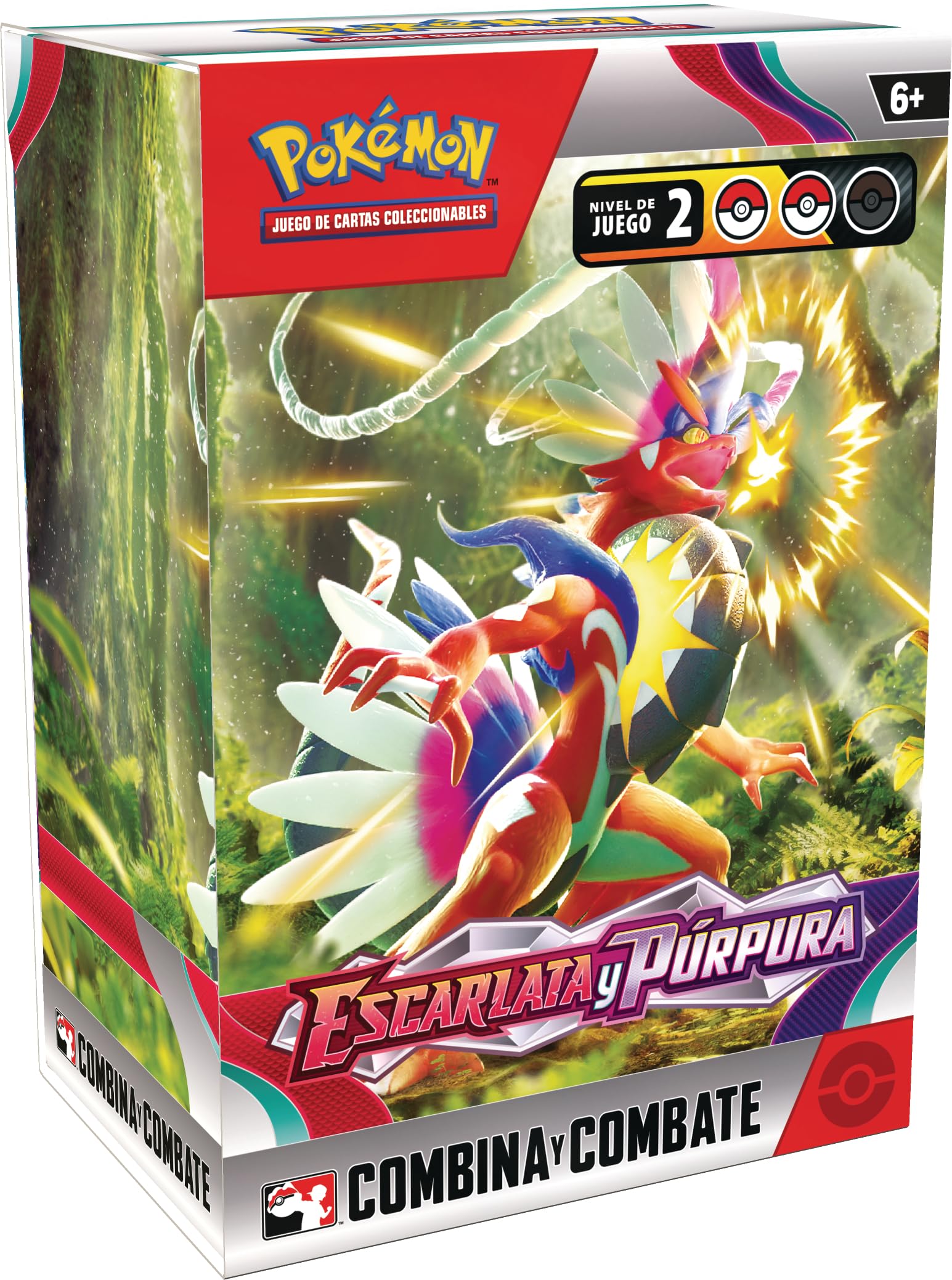 Pokémon: Estadio Combina y Combate de Escarlata y Púrpura (2 Barajas, 11 Paquetes de Mejora y más)
