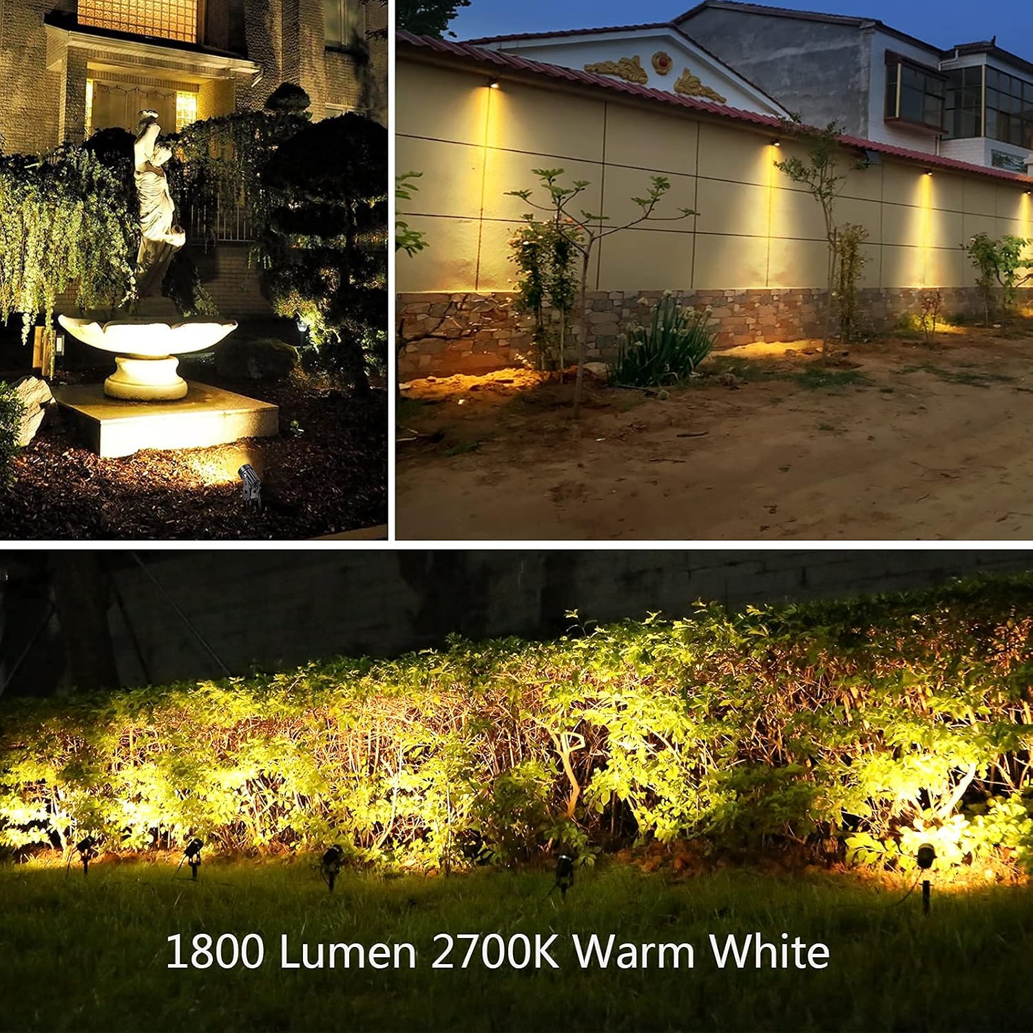 Promo Discount Up To 70% Off Greenclick Landscape Lighting, 3W 12V Extendable Low Voltage 6 in 1 Landscape Lights with Transformer IP65 Waterproof 1800 Lumen Outdoor Spotlight for Garden Walls Trees Flag Pathway, Warm White Best Deal Greenclick Landscape Lighting, 3W 12V Extendable Low Voltage 6 in 1 Landscape Lights with Transformer IP65 Waterproof 1800 Lumen Outdoor Spotlight for Garden Walls Trees Flag Pathway, Warm White