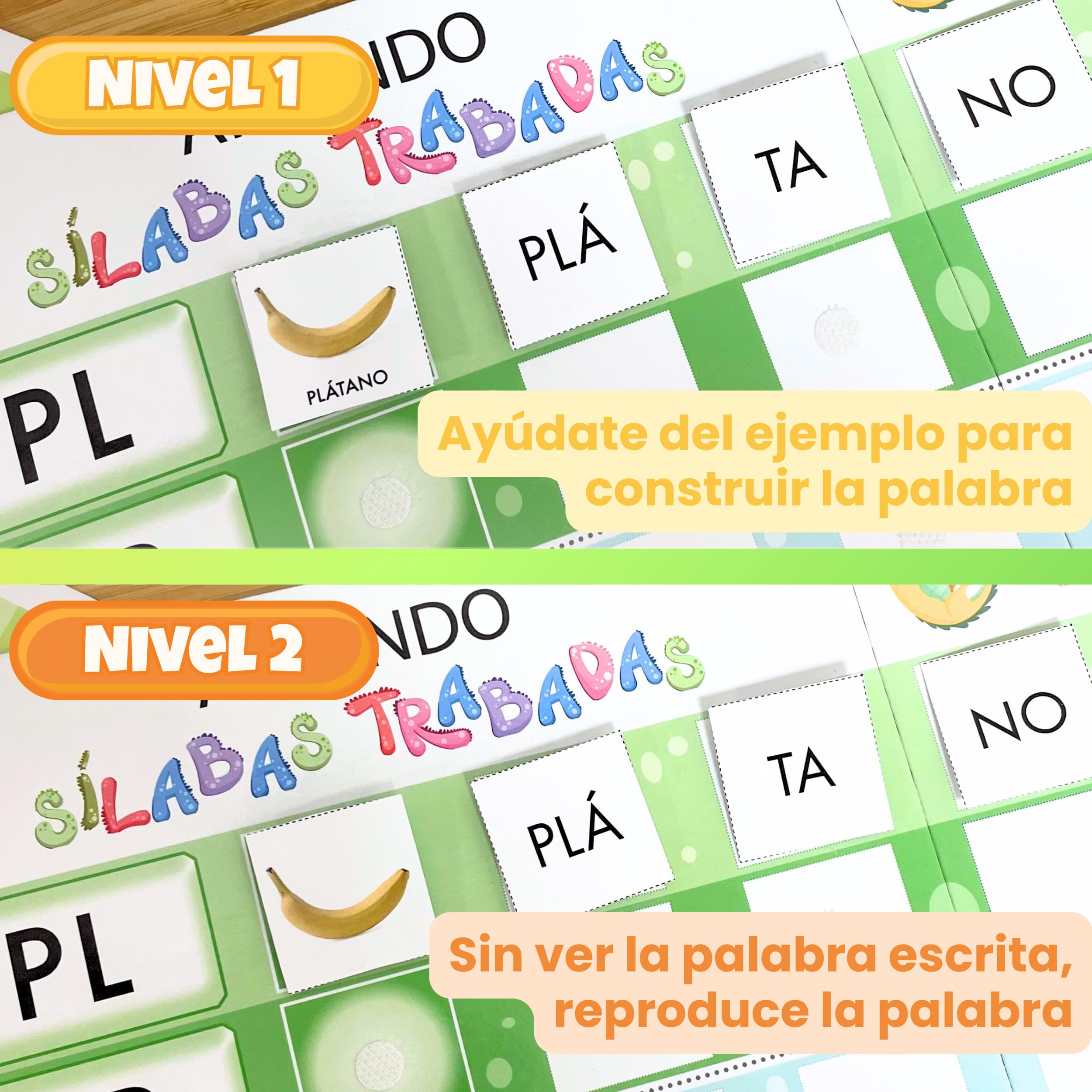 Material Escolar - Lectura y Escritura - Aprendo Sílabas Trabadas - Editorial GEU