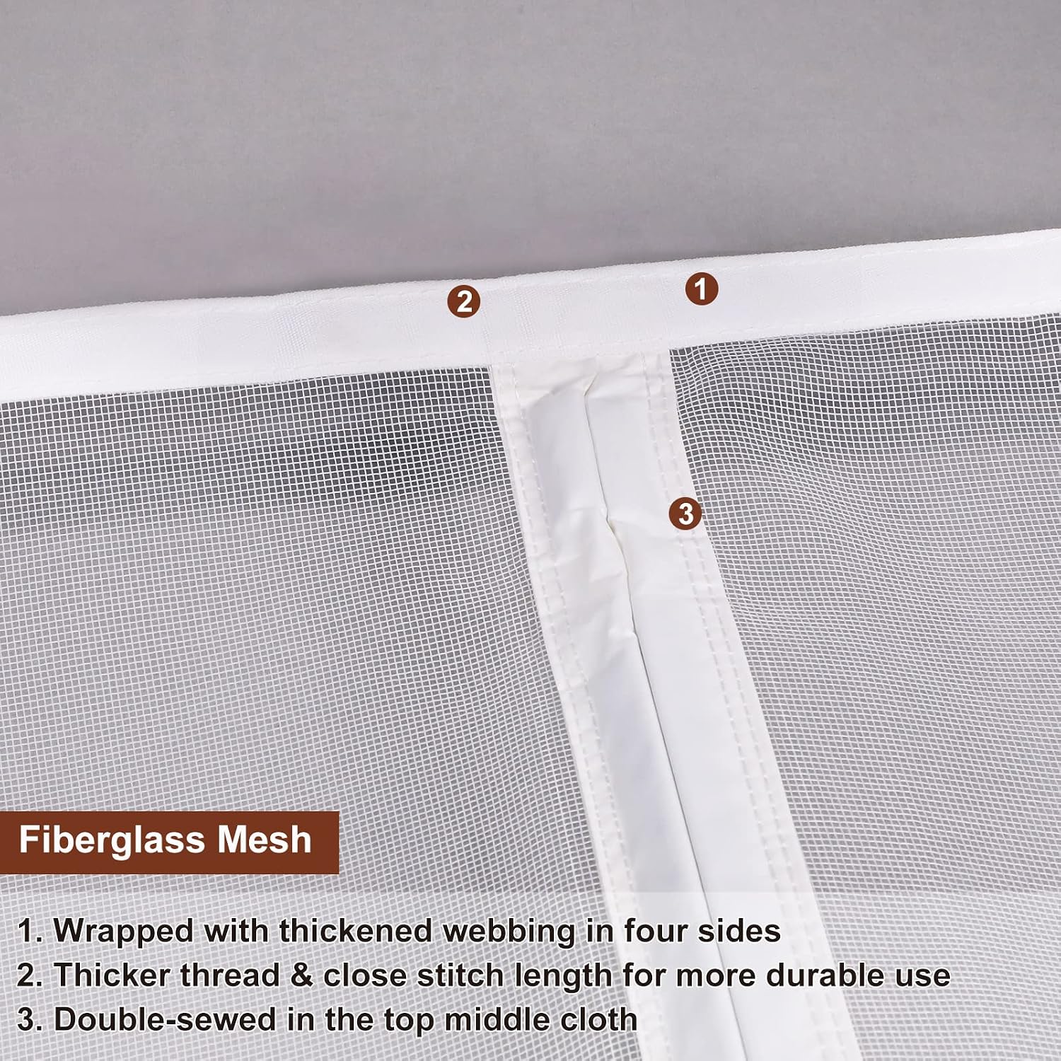 Yotache Fly Screen Door 188 x 206 cm - Image 4