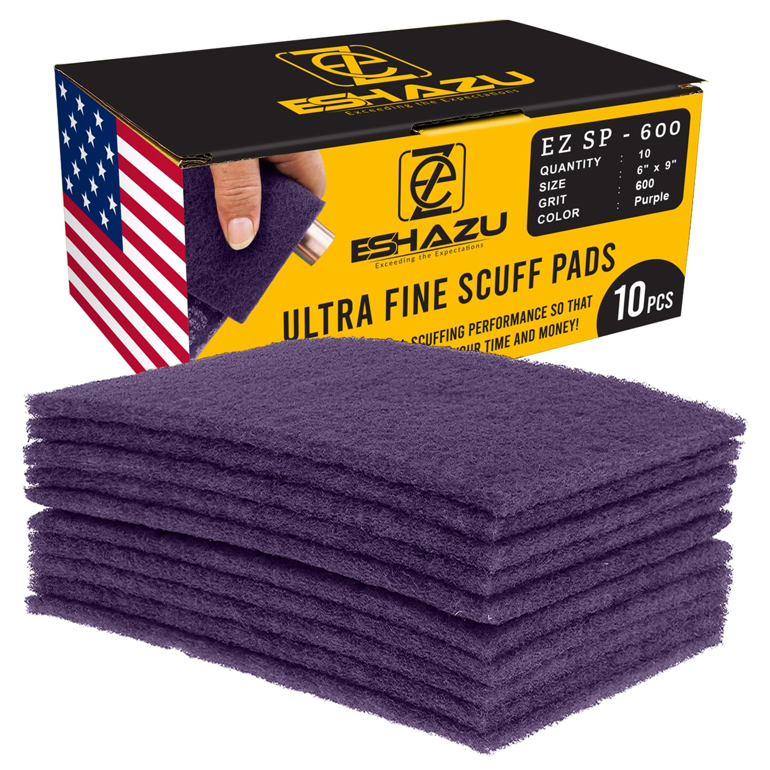 " x 9" Scuff Pads, 10