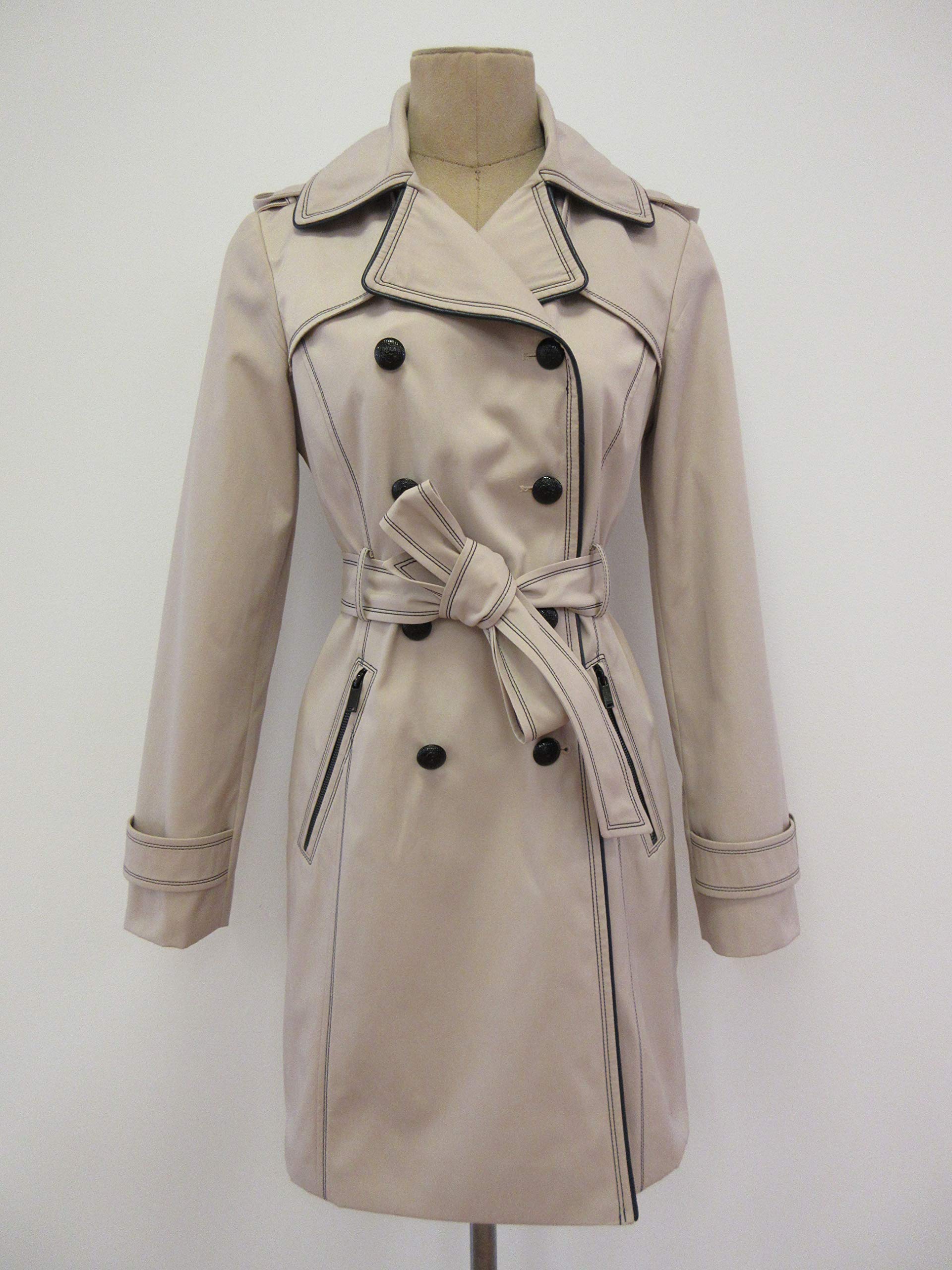 GUESS Damen Ladies Double Breasted Floral Print Trenchcoat Trenchcoat