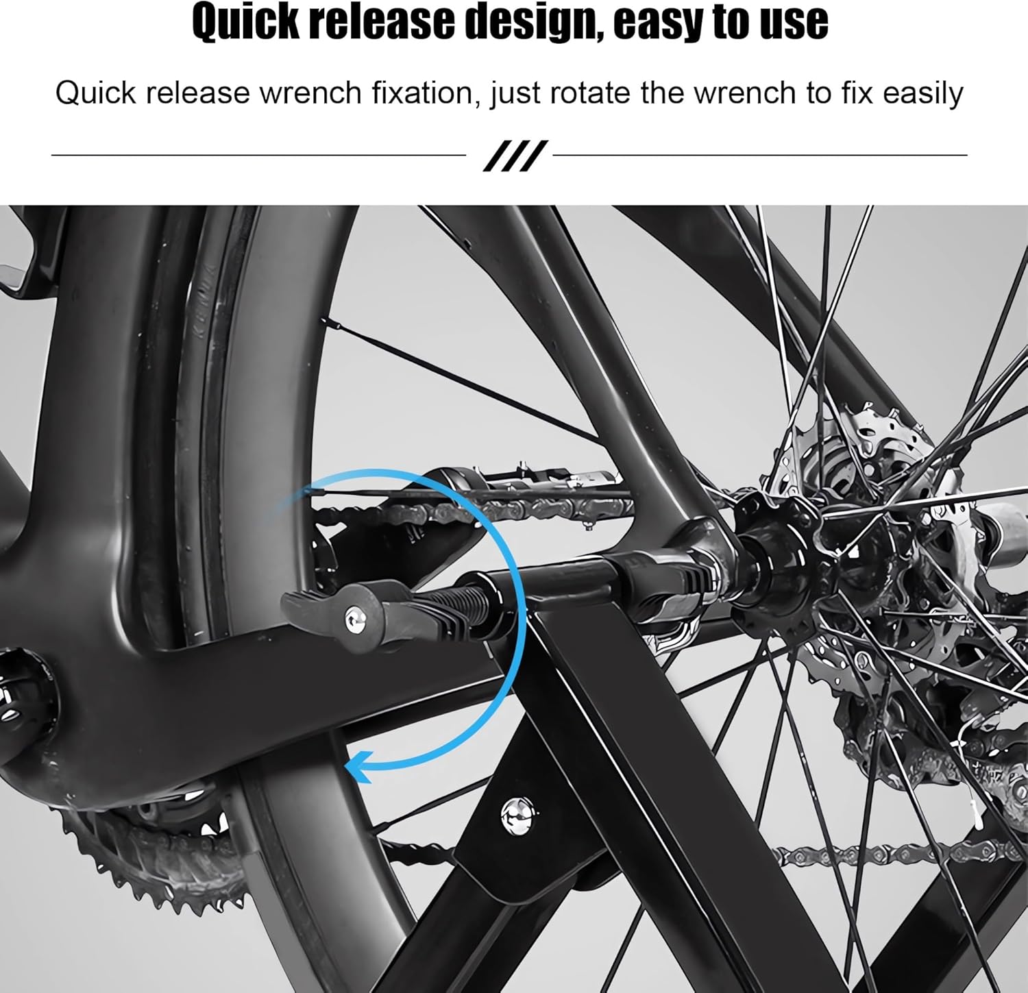 Indoor Riding Bicycle Exercise Stand, Magnetic Resistance Bike Trainer for 26"-28" Mountain 700C Road Bikes