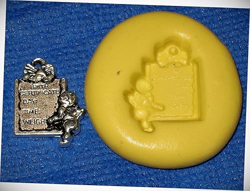 Moldes de chocolate con marco de ángel, molde de silicona #391 para joyería, manualidades, resina, caramelo, galletas, dulces, moldes de silicona