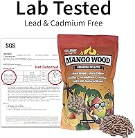 Vista 9 de Pellets de madera de mango taiwanés para ahumar Humo dulce tropical para barbacoa Uso menos, sabor más Madera dura 100% natural para todas
