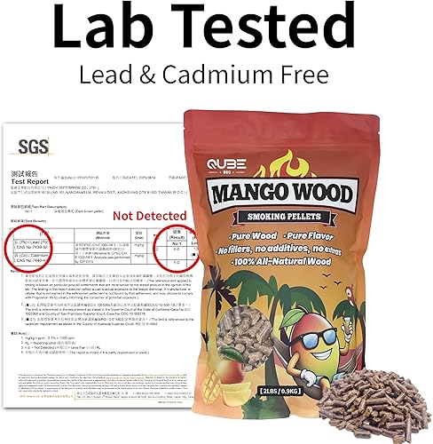 Miniatura 9 de Pellets de madera de mango taiwanés para ahumar  Humo dulce tropical para barbacoa  Uso menos, sabor más  Madera dura 100% natural para todas las