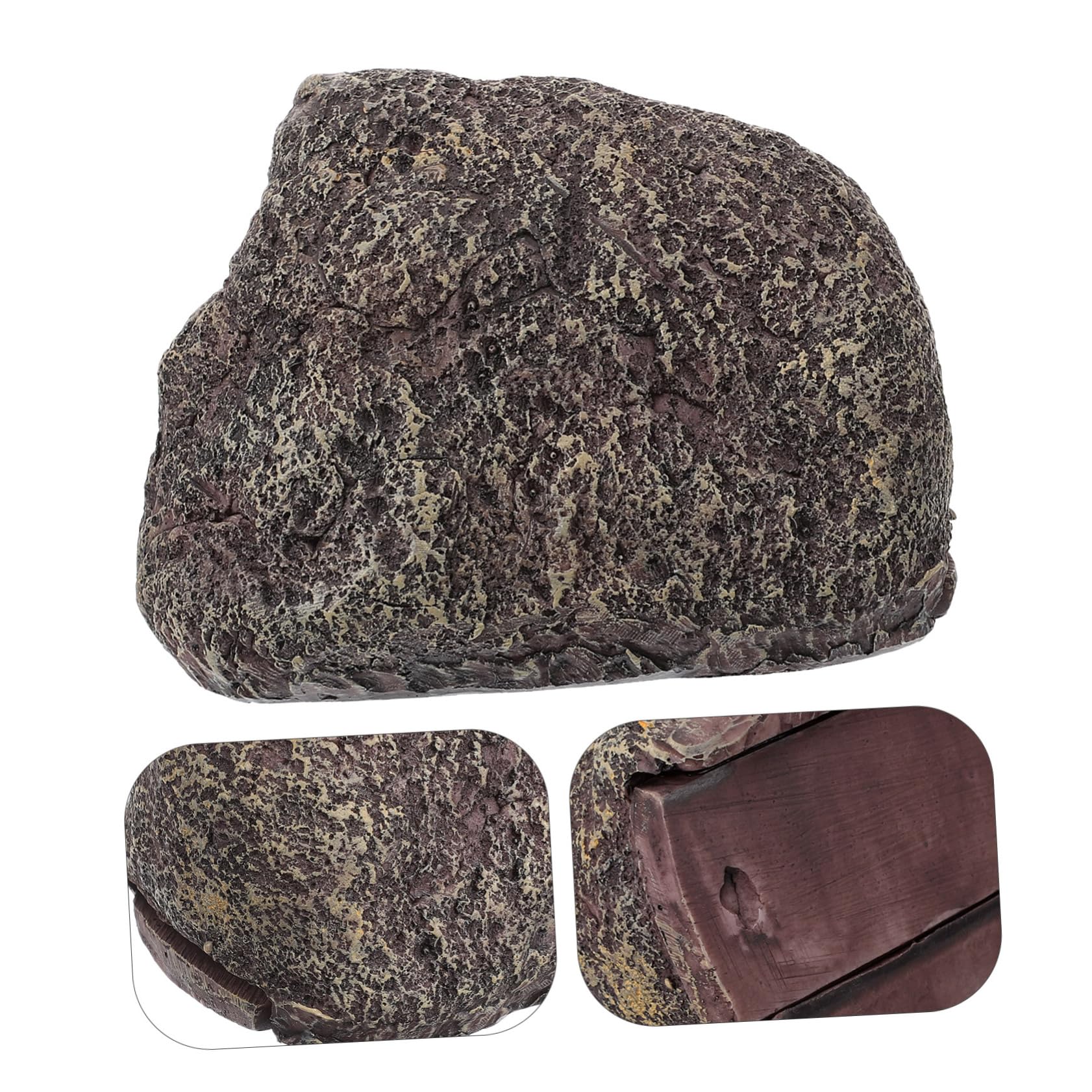 Hemobllo 5pièces Boîte De Rangement Secrète Pierre Imitation pour Clés Cache Clé Extérieur Décoratif pour Jardin Pratique pour Stockage Sécurisé