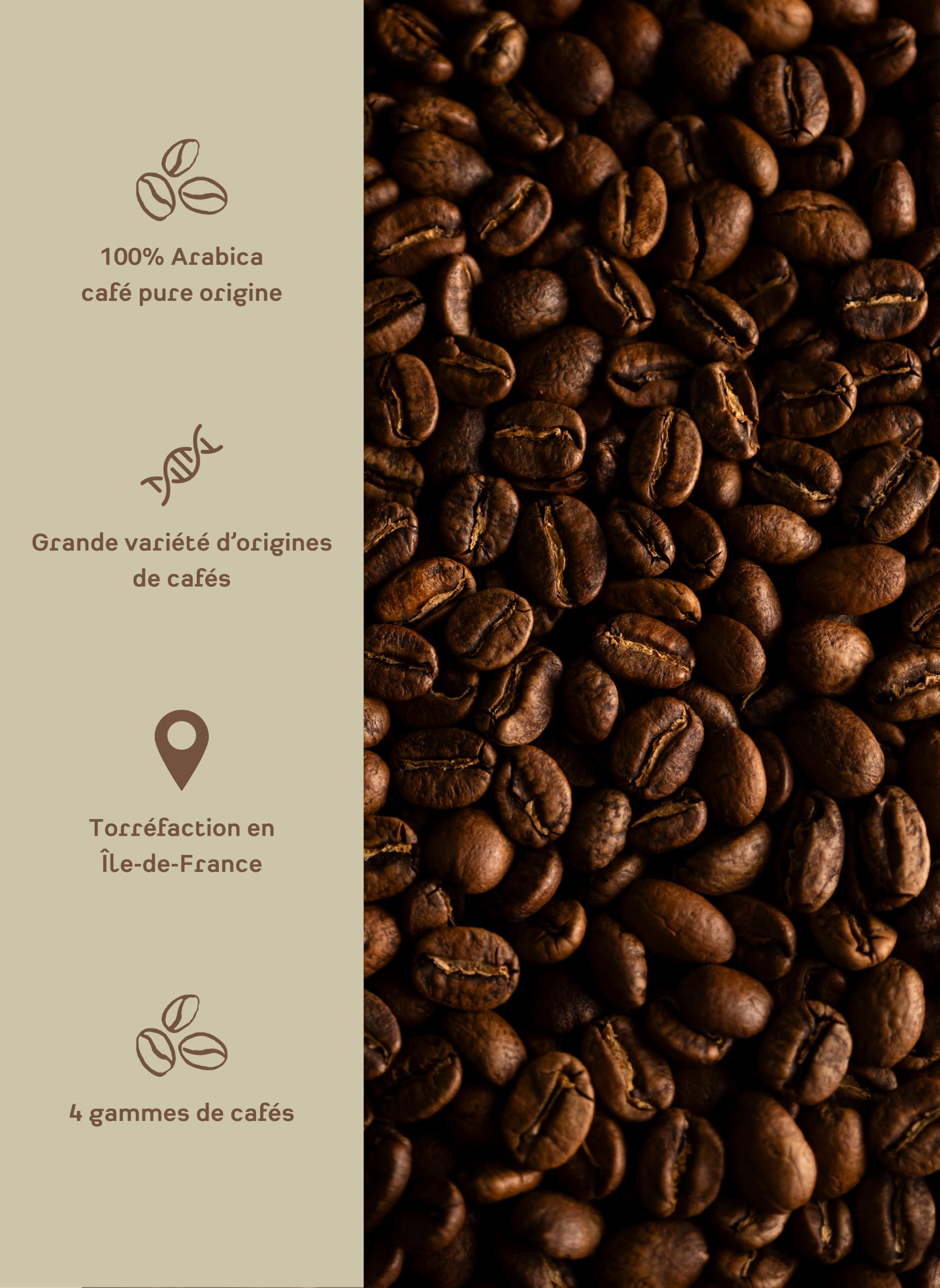 Coutume - Café en Grain Colombie La Cristalina 1kg - Café de Spécialité 100% Arabica, Café Torréfacteur Français, Torréfaction Artisanale - Fraîchement Torréfié