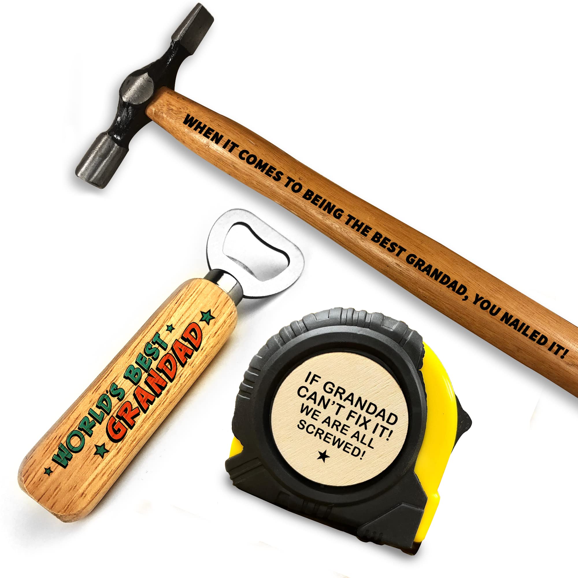 Red Ocean Funny Grandad Gifts for Fathers Day Birthday Bundle Gift Tool Gift for Him Grandparent Gifts Thank You Gifts