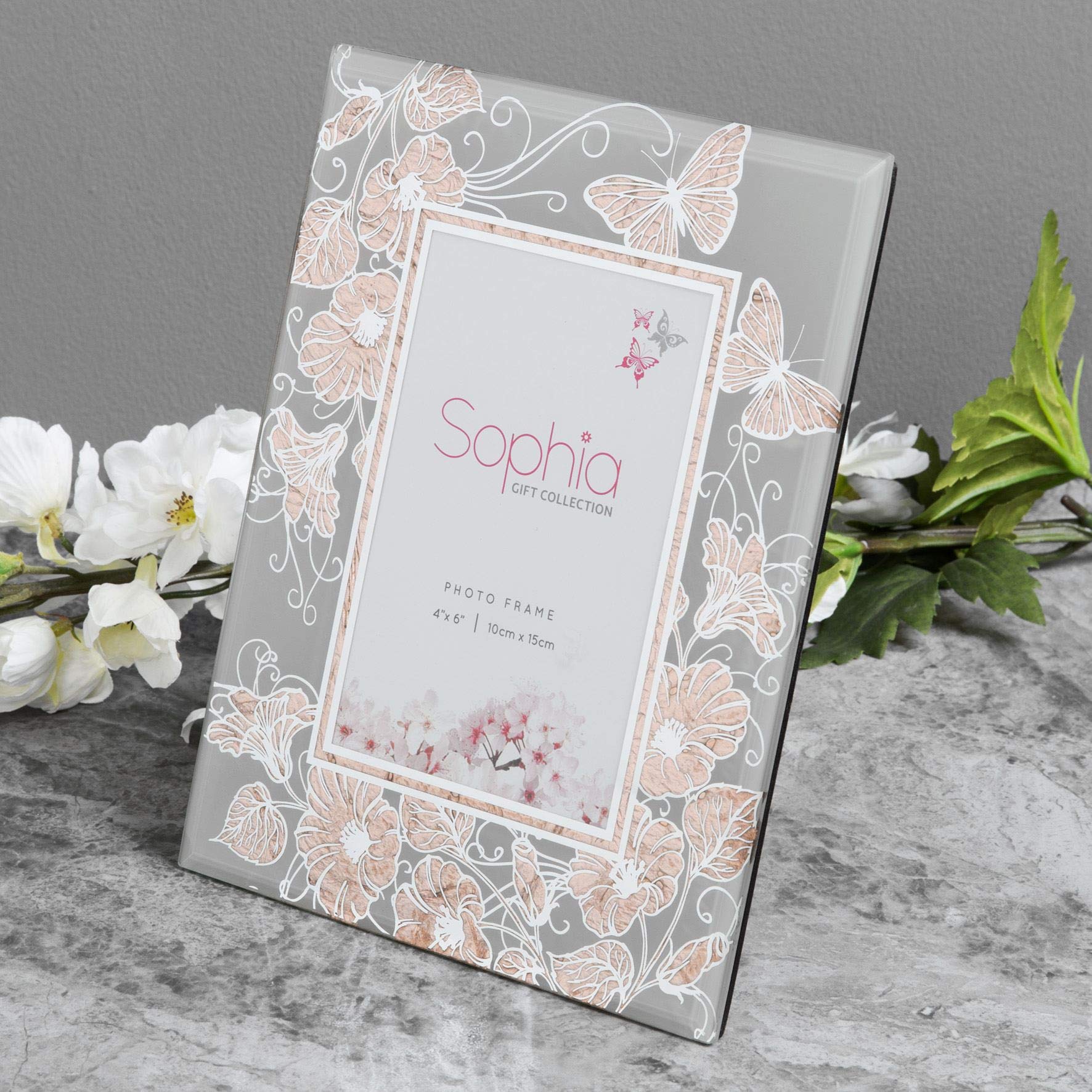 The Gift Experience Sophia Rose Gold Collection Photo Frame 4" x 6"