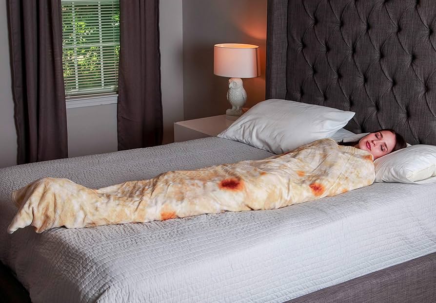 Amazon｜ReGifted Designs フラシ天巨大トルティーヤブランケット