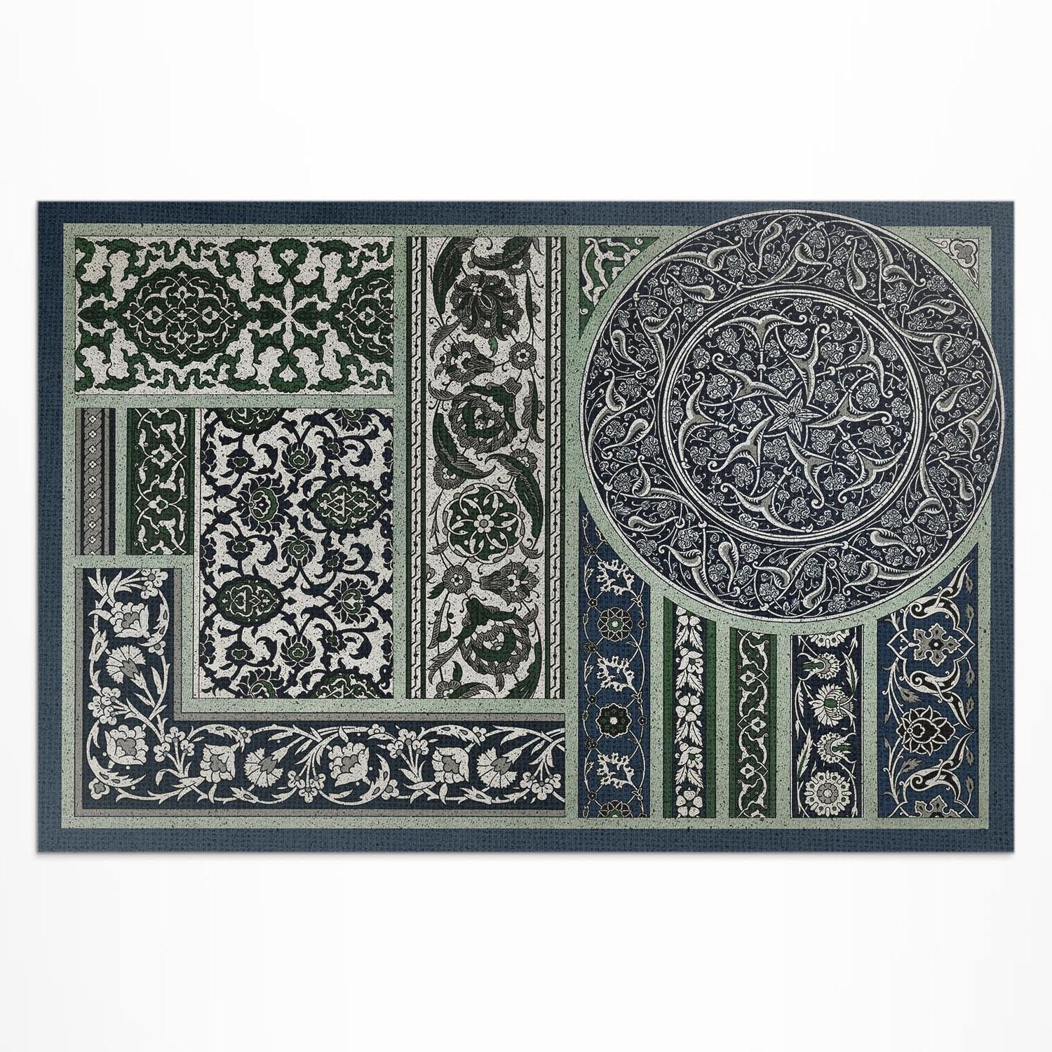 Tapis de terrasse imperméable en PVC anti-décoloration pour un porche toujours élégant