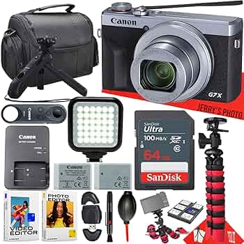 Canon PowerShot G7X Mark III 、HG-100TBR Amazon.com : Canon PowerShot G7 X Mark III Digital Camera +
