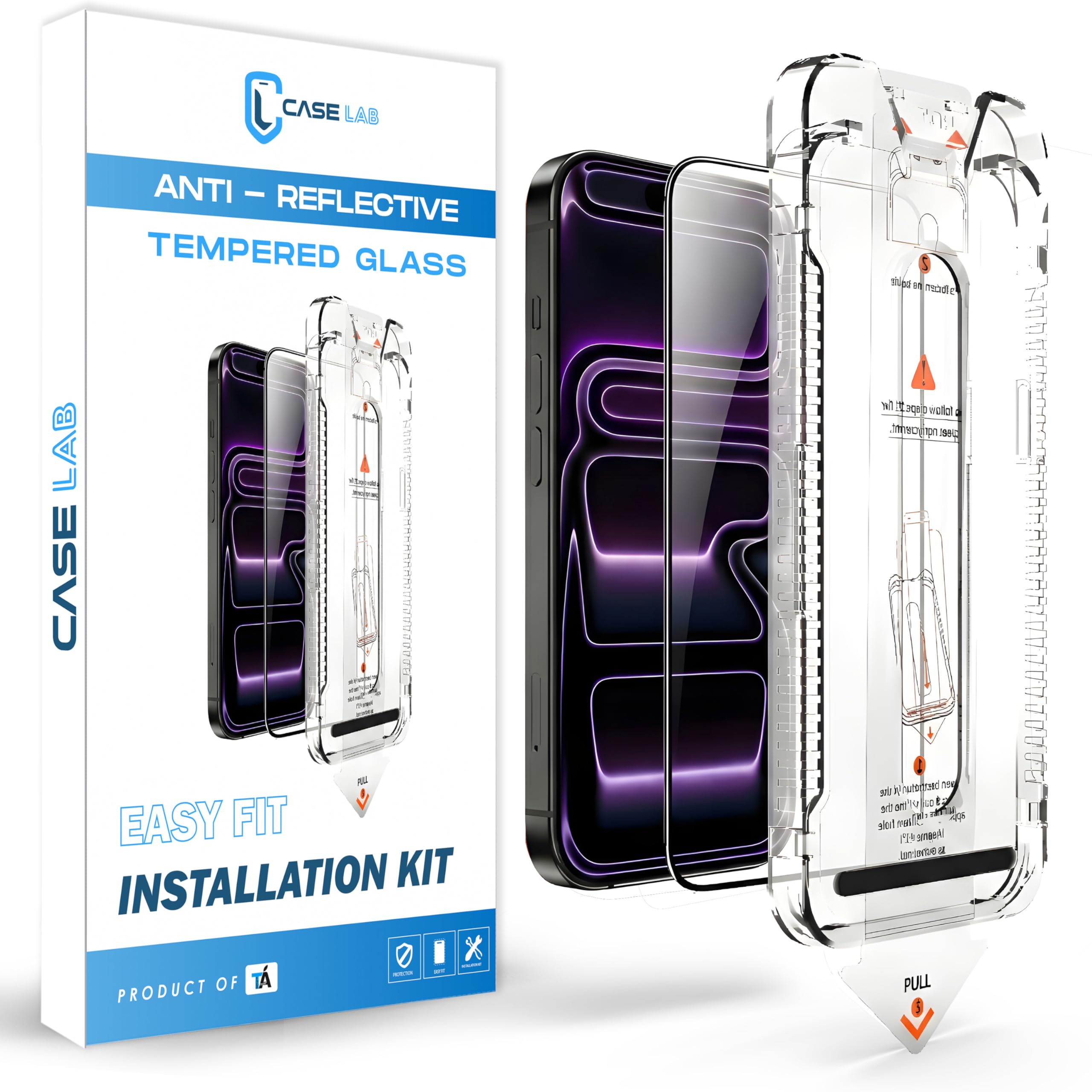 AR Anti-Reflective Tempered Glass for iPhone 17 Pro with Auto-Align Installation Kit, Scratch Resistance Screen Protector, 1-Pack-image-35