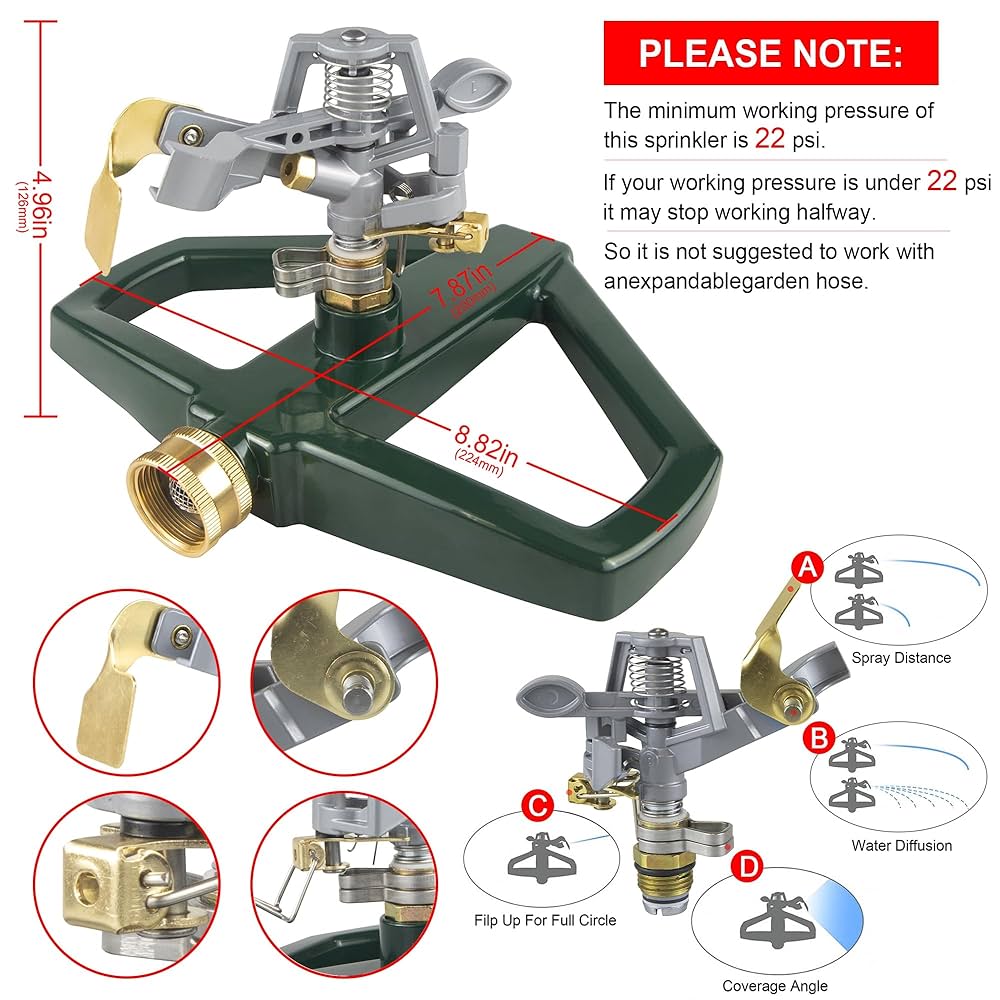 sprinklerコンプリート R18S Max Drive Impact Sprinkler System | Big Sprinkler