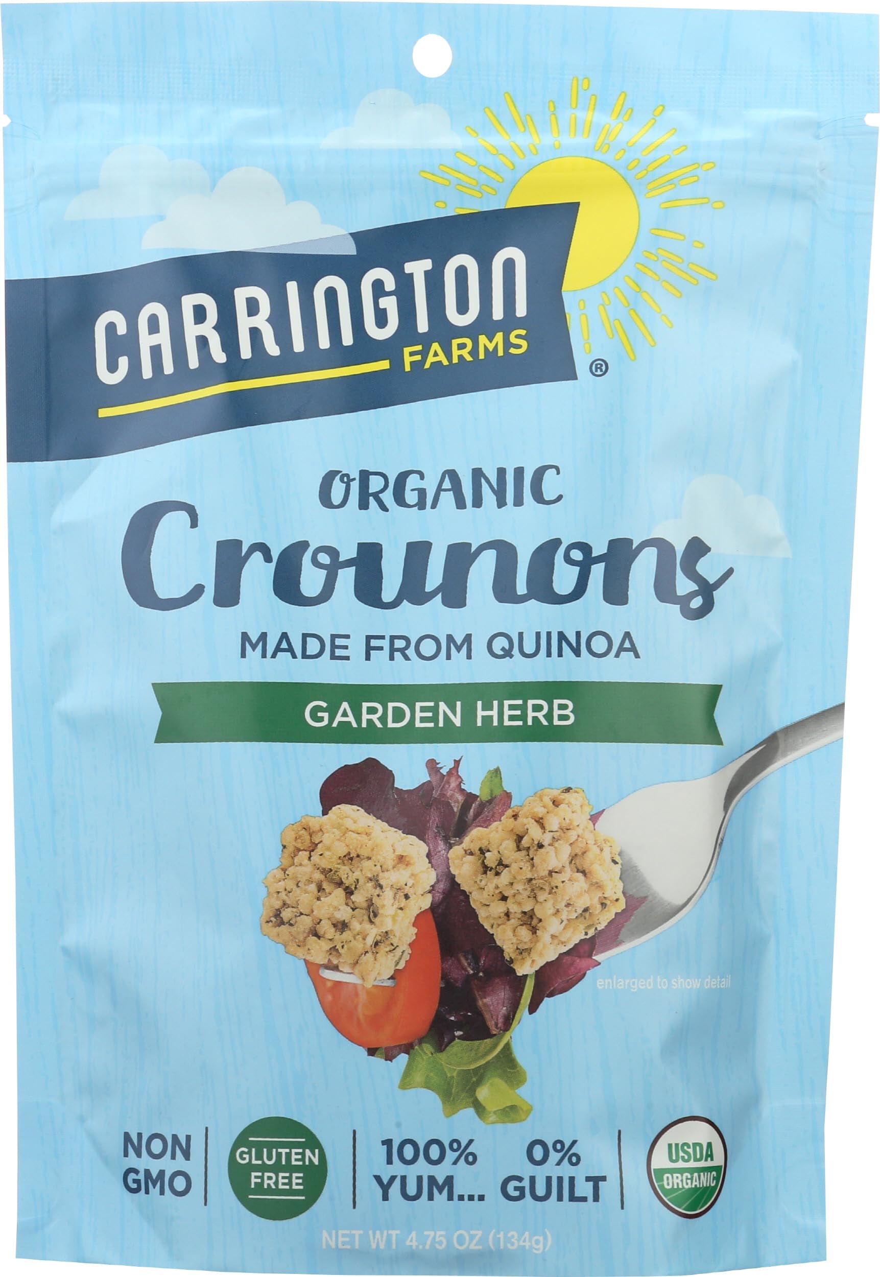 Carrington Farms Organic Garden Herb Crounons, 4.75 OzUSDA Organic