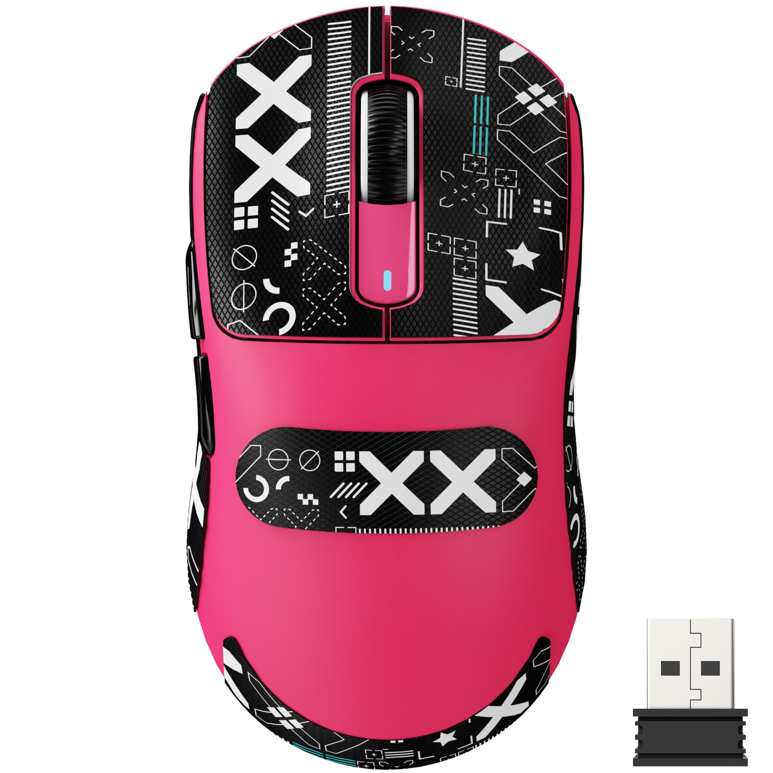 ATTACK SHARK X3 Lightweight Wireless Gaming Mouse with Tri Mode, 2.4G/USB-C Wired Bluetooth, Up to 26K DPI, PAW3395 Optical Sensor, Kailh GM8.0 Switch, 5 Programmable Buttons for PC/Mac-image-13