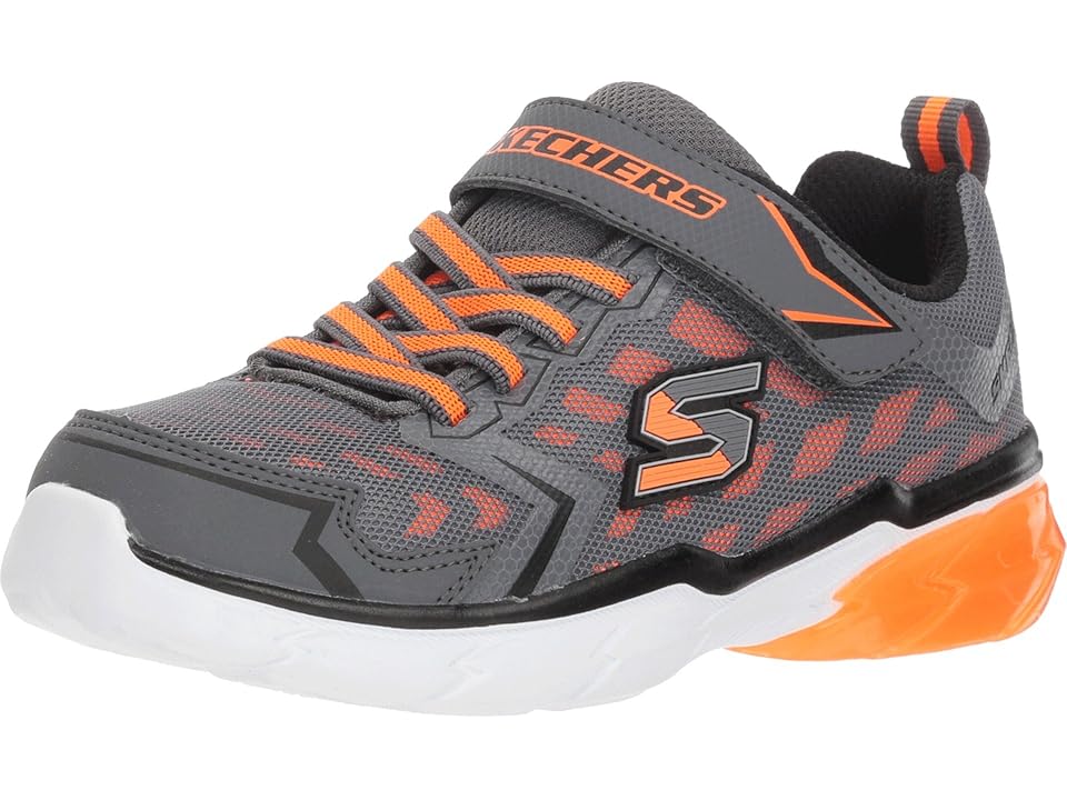 

SKECHERS KIDS Thermoflux (Little Kid/Big Kid) (Charcoal/Orange) Boy's Shoes, Gray