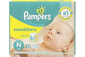 Pampers Swaddlers Diapers in Size N, Pack of 40