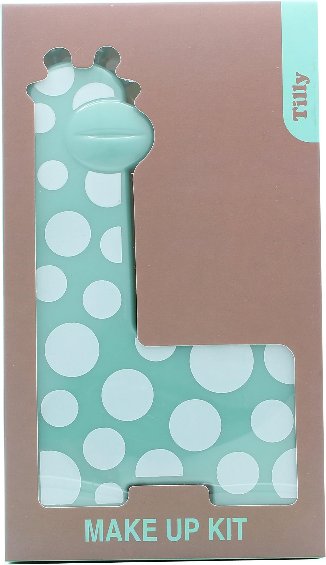 Tilly Giraffe Make-Up Kit - 18 x Eyeshadow + 2 x Blush + 3 x Lipgloss + 2 x Applicator