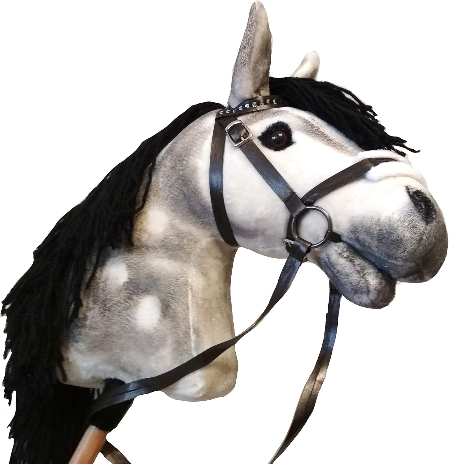 Dapple Hobby Horse on a Stick Horse for Children Toy Horse on Stick