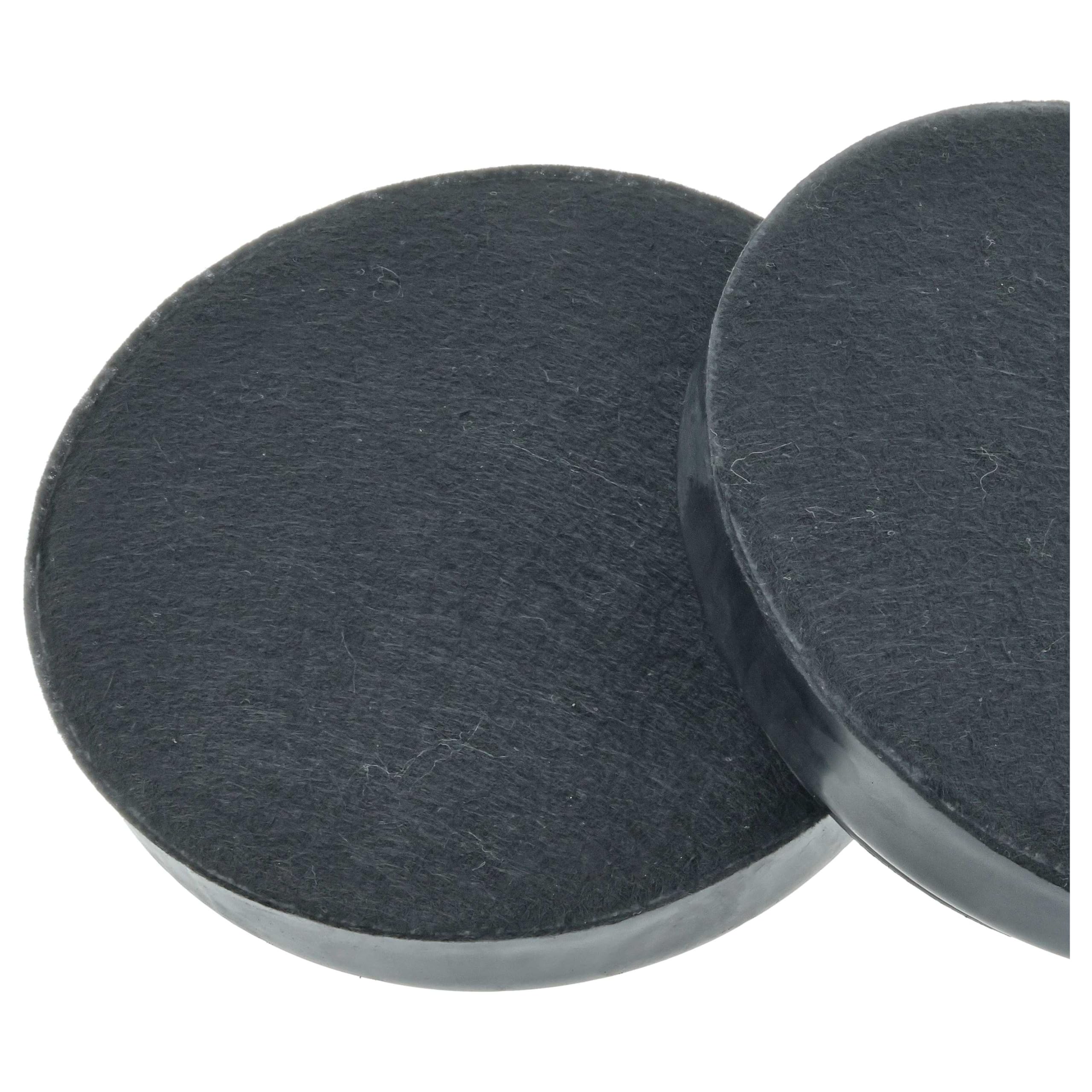 vhbw 4x filtro a carboni attivi sostituisce Siemens LZ52751 per cappe aspiranti - 19 cm