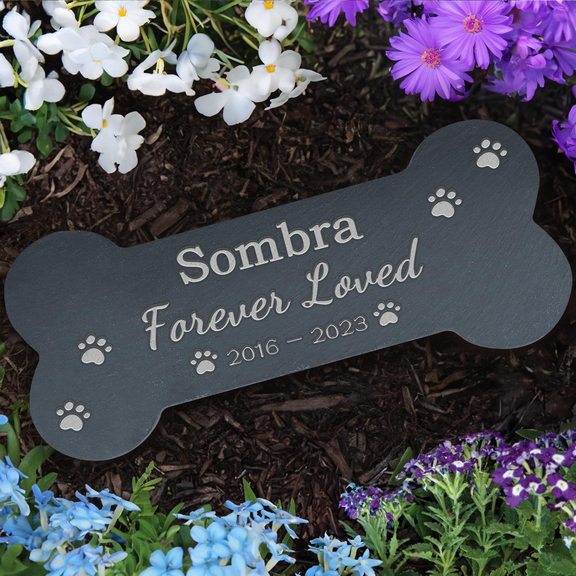 Eremovd Pet Memorial Gift, Pet Memorial Stone, Dog Memorial Gifts for Loss of Dog, Pet Loss Sympathy Gift, Pet Remembrance Gifts, in Memory of Dog Cat