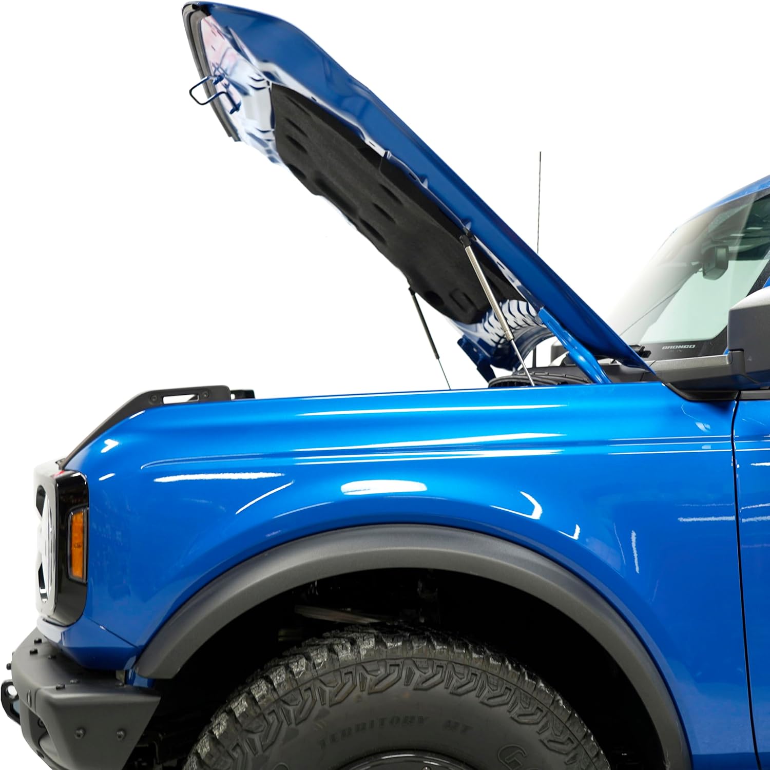 Redline Tuning 21-11039-03 Hood Maxlift Elite System Compatible with Ford Bronco 2021+ (Stainless Steel Struts - Bolt in System)