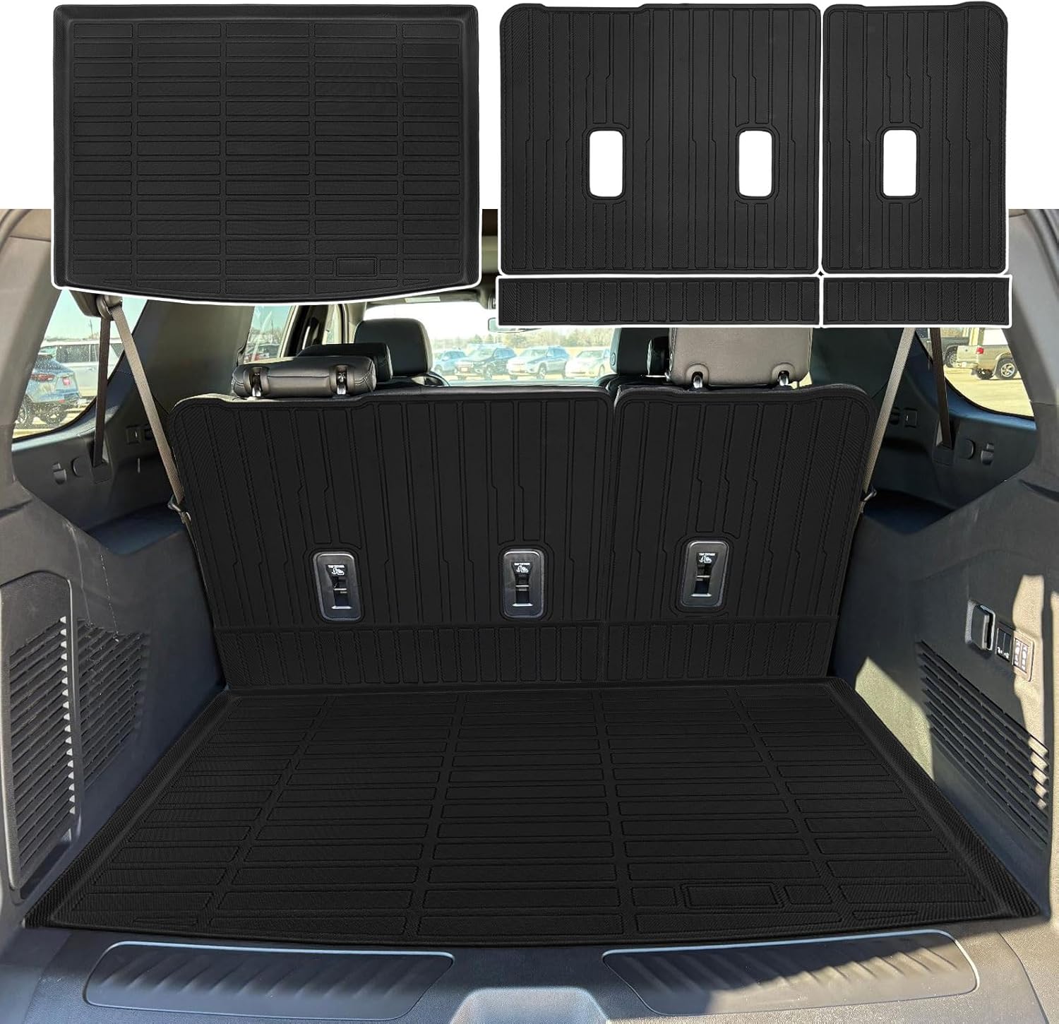 CaBYbigG Cargo Mat for Chevrolet Suburban Accessories 2025